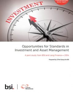 Opportunities for Standards in Investment & Asset Management (October 2014)