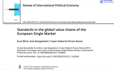 Standards have a positive impact on trade and value chains (November 2017)