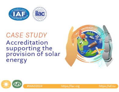 Accreditation supporting the provision of solar energy in Jordan